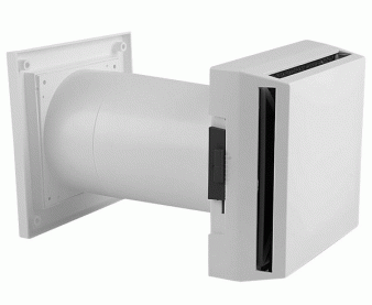 Ventilačný stenový set TL98P s reguláciou a filtrom