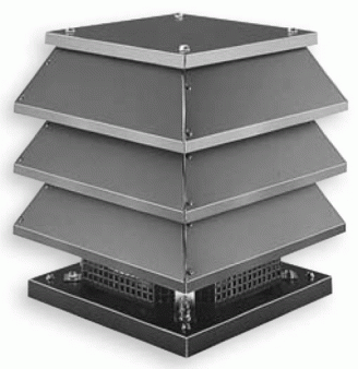 TIRAFUMO - radiálny strešný ventilátor s reguláciou, do 200°C