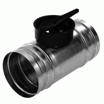 KSP-150 - regulační klapka s plastovým ovládáním, 150mm