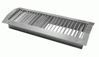 GS120G-525x75 - mřížka do Spira jednořadá, bez klapky a regulace, velikost 525x75mm GS120G-525x75 - mřížka do Spira jednořadá, bez klapky a regulace, velikost 525x75mm