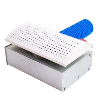 ROZ-ZB-2P - vyústka do stěny s boxem pro přívod vzduchu, až pro dvě napojení flexi hadice ROZ-ZB-2P - vyústka do stěny s boxem pro přívod vzduchu, až pro dvě napojení flexi hadice