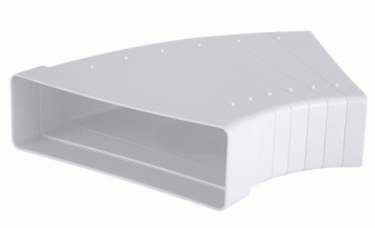 MP545/C - oblúk horizontálny s deliacimi segmentmi 3,45° až 48,45° - 60x204mm