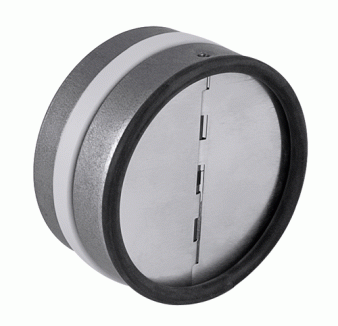 RSKT-100 - zpětná klapka s těsněním, pozink, 100mm RSKT-100 - zpětná klapka s těsněním, pozink, 100mm
