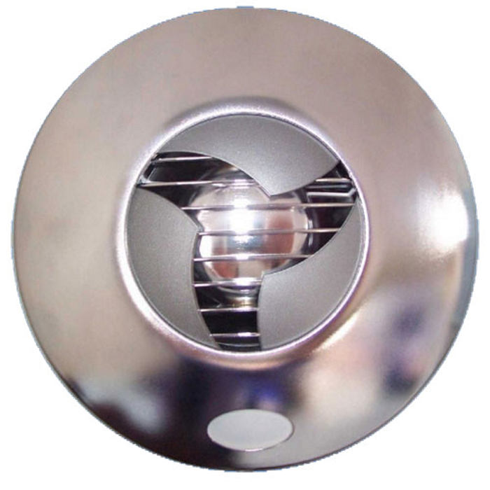 Ventilátor do kúpeľne ICON 15 chrom - 100mm, guľôčkové ložiská
